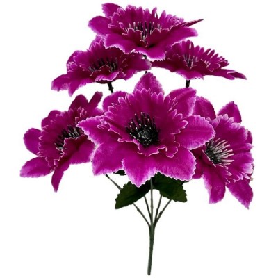 Искусственные цветы букет гвоздик, 35см