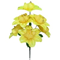 Искусственные цветы букет нарциссов, 38см