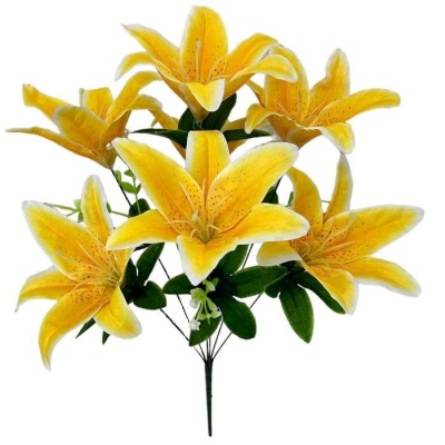 Искусственные цветы букет лилии Императорские, 60см
