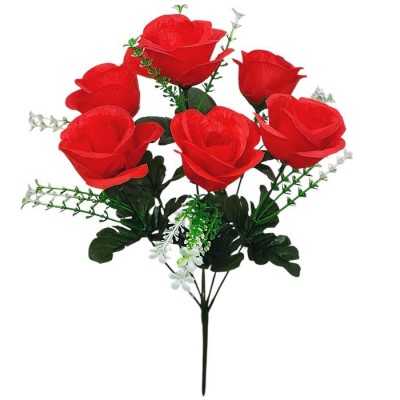 Искусственные цветы букет розы Днепр, 41см Искусственные цветы букет розы Днепр, 41см