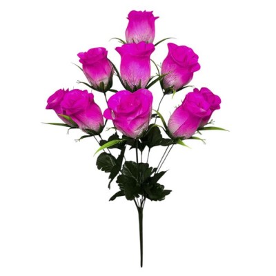 Искусственные цветы букет бутоны роз Обелиск, 55см Искусственные цветы букет бутоны роз Обелиск, 55см