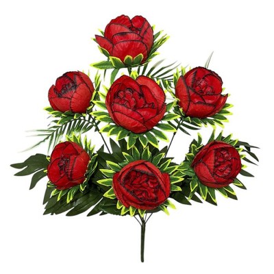 Искусственные цветы букет пионы Зоряна, 60см Искусственные цветы букет пионы Зоряна, 60см