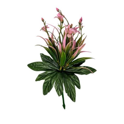 Искусственные цветы букет заливка пластиковая лилия, 25см Искусственные цветы букет заливка пластиковая лилия, 25см