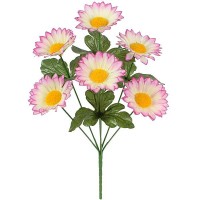 Искусственные цветы букет ромашек, 34см