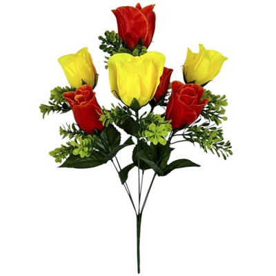 Искусственные цветы букет бутонов атласных Греция, 48см Искусственные цветы букет бутонов атласных Греция, 48см