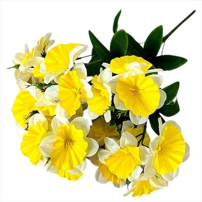 Искусственные цветы букет нарциссы Облако, 50см Искусственные цветы букет нарциссы Облако, 50см