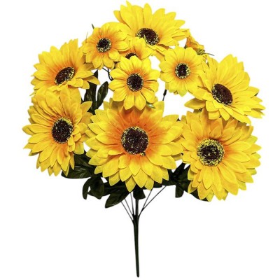 Искусственные цветы букет подсолнухов Дачный, 51см Искусственные цветы букет подсолнухов Дачный, 51см
