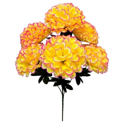 Искусственные цветы букет хризантемы высокие Шары XL, 85см
