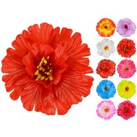 Искусственный Гибискус атласный, 12см (в уп. 50 шт)