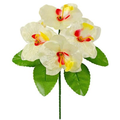 Искусственные цветы букет орхидейки бордюр, 21см