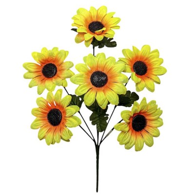 Искусственные цветы букет подсолнухов, 34см Искусственные цветы букет подсолнухов, 34см