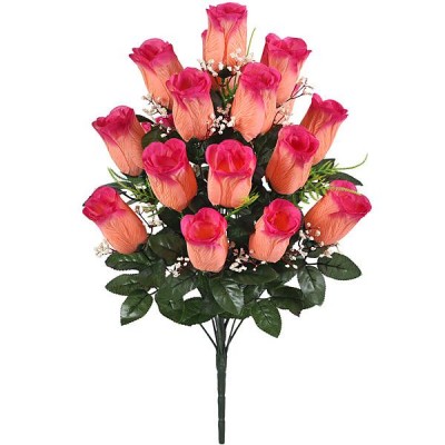 Искусственные цветы букет роз Грация, 65см