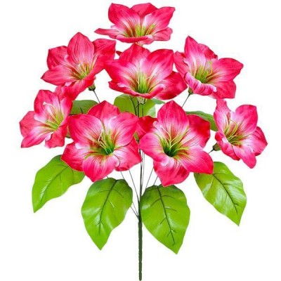 Искусственные цветы букет магнолии крупные, 61см Искусственные цветы букет магнолии крупные, 61см