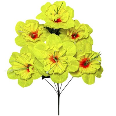 Искусственные цветы букет нарцисс объемный кучерявый, 38см Искусственные цветы букет нарцисс объемный кучерявый, 38см