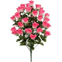 Искусственные цветы букет 36 бутонов роз, 70см