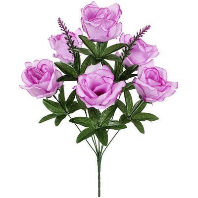 Искусственные цветы букет розочек Красотка, 48см