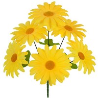 Искусственные цветы букет герберок, 31см