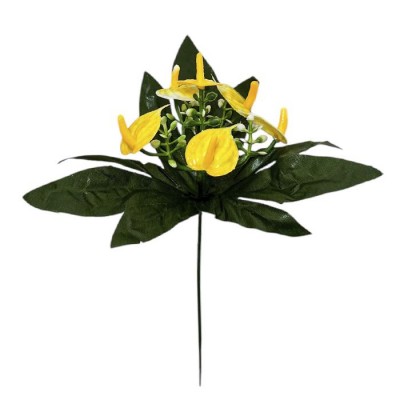 Искусственные цветы букет каллы бордюрные пластик, 20см Искусственные цветы букет каллы бордюрные пластик, 20см