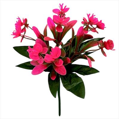 Искусственные цветы букет заливка пластиковая орхидея, 20см Искусственные цветы букет заливка пластиковая орхидея, 20см