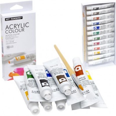 Фарби 6мл Art Rangers, 12 кольорів Acrylie PA31.12006.A