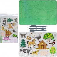 Сортер+дошка для пластиліну Тваринки Сортер+дошка для пластиліну Тваринки