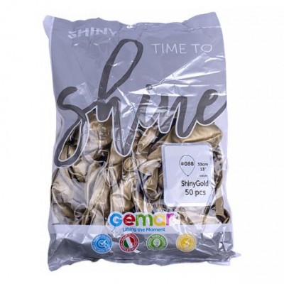 Шарики 13 "ХРОМ золото" GB120/088