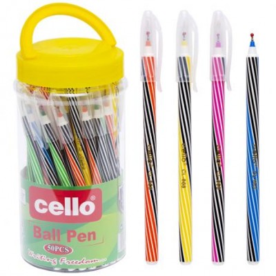 Ручка масляная Cello CL668PVC синяя