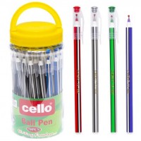 Ручка масляна Cello CL568 PVC синя