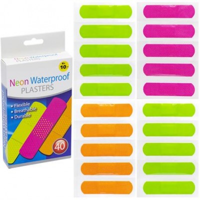 Пластырь "Neon Waterproof" 7,2*1,9мм X1-52