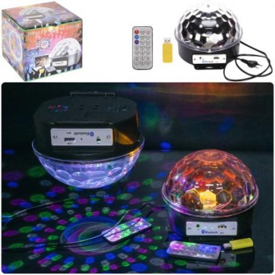 Музична диско-куля LED Crystal Magic Ball Light 13-81