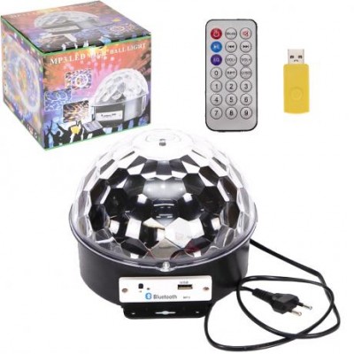 Музыкальный диско-шар LED Crystal Magic Ball Light 13-81