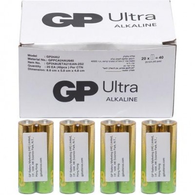 Батарейка GP 24АUP-2S2 по 2 шт  AlkalineUltra Plus GP-218132/218088