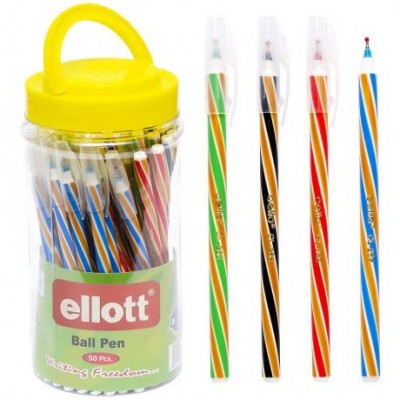 Акція! Ручка масляна Ellott CL-268PVC МІКС кольорів