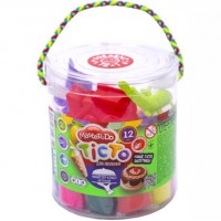 Тесто для лепки Master Do укр. в тубе 12 цв.  TMD-01-06