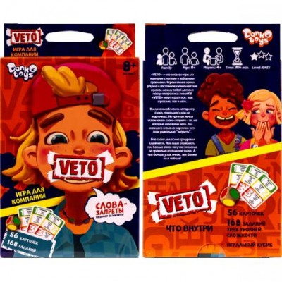 Настольная игра "VETO" МИНИ РОС VETO-02-01