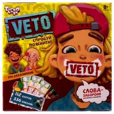 Настольная игра "VETO" РУС VETO-01-01U