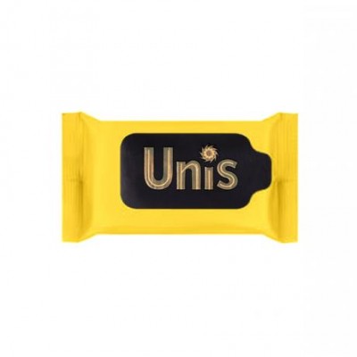 Салф. вл. антибактериальные "UNIS" Perfume Yellow 15 шт.