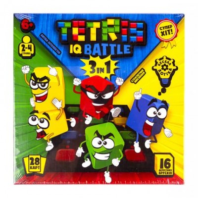 Настольная развлекательная игра "Tetris IQ battle 3in1" РК G-TIB-02U
