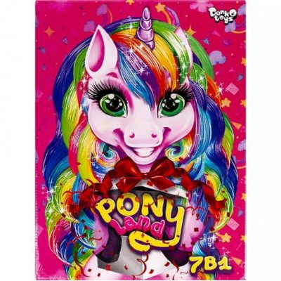 Креативна творчість Pony Land 7 в 1 укр PL-01-01U