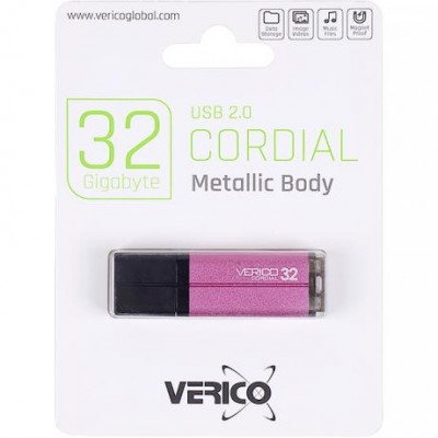 Флешка Verico USB 32Gb Cordial Pink 1UDOV-MFPK33-NN 601385