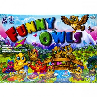 Настольная развлекательная игра "Funny Owls" DTG98
