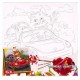 Роспись на холсте "Canvas Painting" 31см*31см PX-07-01-10 ДТ-ОО-09363