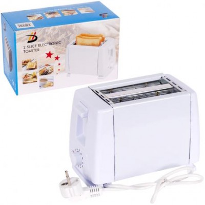 Тостер електричний для хліба на 2 тости BH-002A Білий 6 режимів