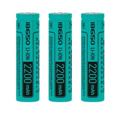 Акумулятори VIDEX Li-Ion 18650-P(БЕЗ ЗАХИСТУ) 2200mAh