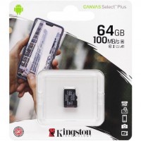 Карта памяти Kingston MicroSDXC 64GB UHS-I A1 (Class 10) (card only)  0044676/298963