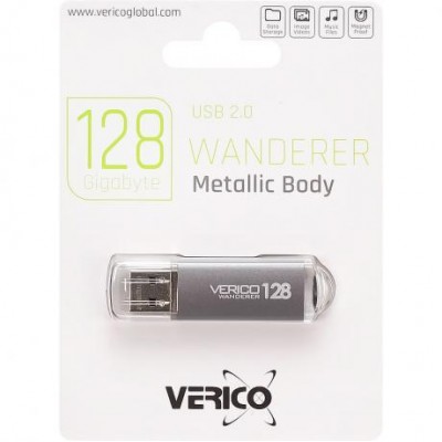 Флешка Verico USB 128Gb Wanderer Gray 600807