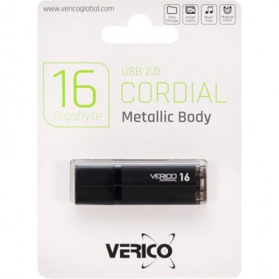 Флешка Verico USB 16Gb Cordial Black 601279