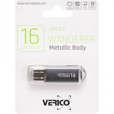 Флешка Verico USB 16Gb Wanderer Gray 03086/600623