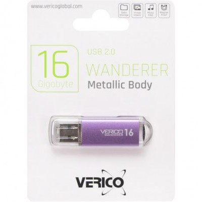 Флешка Verico USB 16Gb Wanderer Purple 03089/600647