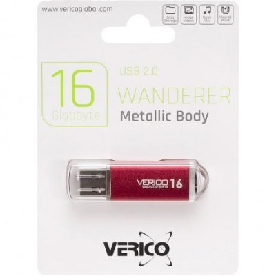 Флешка Verico USB 16Gb Wanderer Red 600654